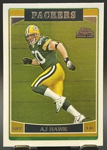 2006 Topps Chrome A.J. Hawk RC Green Bay Packers #222 - Picture 1 of 2
