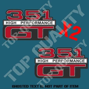 VINTAGE GT  351 DECAL STICKER RETRO SUIT FORD HOT ROD RAT ROD STICKERS - Bild 1 von 1