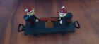 vintage Toy State Battery Operated Christmas Magic animated elf car free ship