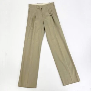 Vintage Orvis Brushed Twill Ex Tab Khaki Trousers Pants Mens 32 - Picture 1 of 8