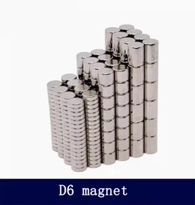 D6*1/1.5/2/3/4/5/6/8/10/15/20mm Imanes Fuertes Hierro Boro Cilíndrico NdFeB - Imagen 1 de 5