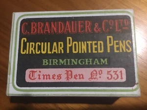 Vintage C. Brandauer & Co. Ltd. Circular Pointed Pen nibs, Times Pen No. 531 - Picture 1 of 1