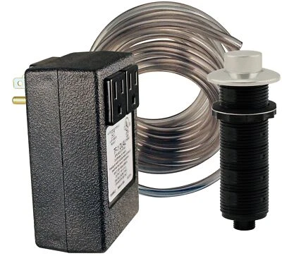 Interruptor de aire para eliminación de residuos de fregadero Westbrass ASB-2RB3-20 y doble toma de corriente Cont... Foto 1 de 4