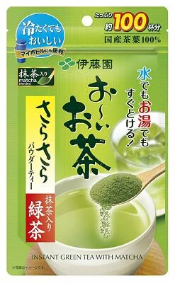 Polvo de té verde japonés ITOEN Oi Ocha con Matcha 80 g/100 tazas Foto 1 de 3