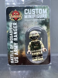 Minifigura Brickmania Batalla de Mogadiscio Ejército de Estados Unidos Ranger de Landon Reimer Nueva - Imagen 1 de 2