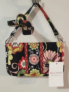 Bella Taylor Quilted Tri Fold Wallet w/ removable shoulder strap. NEW with tags. - Picture 1 of 14