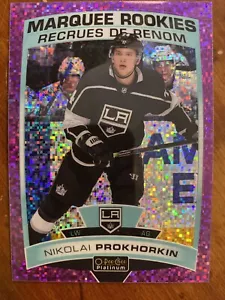 19-20 O-Pee-Chee Platinum Violet Pixels 193 Nikolai Prokhorkin /399 - Picture 1 of 2