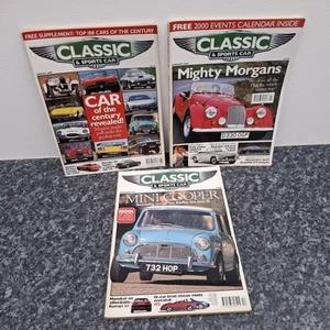 Classic & Sports Car Magazine Bundle of 3 Magazines Dec 1997 Aug 1999 & Jan 2000 - Picture 1 of 24