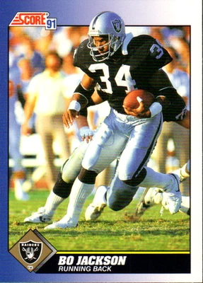 1991 Score - Bo Jackson #100 - Image 1 of 2
