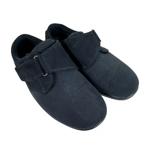 Orthofeet 525 Bismarck Negro Ortopédico Confort Zapatos Correa Ajustable Talla 8D Ancho - Imagen 1 de 7