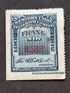 55697 USA Stamp US Sc# 16T32 1902 Revenue Telegraph Western Union MHROG SP* - Picture 1 of 2