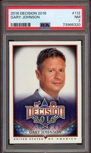2016 Leaf Decision Gary Johnson #112 (PSA 7) - Bild 1 von 1