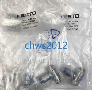 1 Stück NEU IM KARTON FESTO Drosselklappe GRLA-1/8-QS-6-D 193144 - Bild 1 von 3