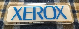 Vintage 70s 80s XEROX Advertising Blue / White 6" Rule Ruler - Picture 1 of 4