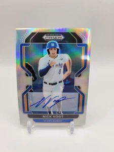 2022 Prizm Draft Picks Nick Vogt Auto Prizm #PDP210 - Picture 1 of 2