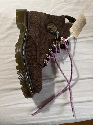 Dr. Martens (made In England) Rough Suede Brown W7/M6 - NEW - Image 1 of 4