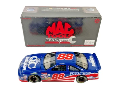 1997 MAC Tools/Action, Dale Jarrett #88, Ford Thunderbird carro de corrida, 1: 24, na caixa - Imagem 1 de 4