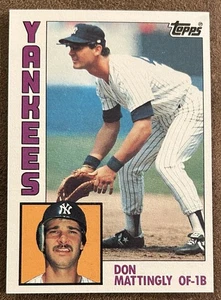1984 Topps Set-Break # 8 Don Mattingly Rookie RC NR-MINT New York Yankees Card - Picture 1 of 2