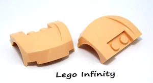 4 LEGO Light Flesh Curved Vehicle Front 3 x 4 Car Bouquet Flower (98835 10280) - Picture 1 of 4