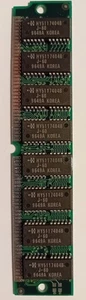 Vintage Hyundai 72-pin 16 MB EDO DRAM SIMM memory module - Picture 1 of 2