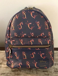 Loungefly Mini Rucksack Disney Mulan Mushu Navy Blau - Bild 1 von 14