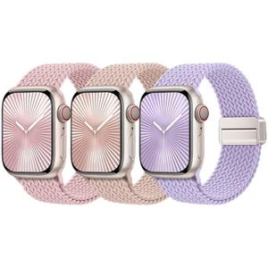 JKD Compatible con Correas de Apple Watch para Mujer Rosa Púrpura Elásticas Magnéticas - Imagen 1 de 8