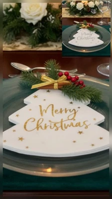 Servietten Weihnachten Merry Christmas Motiv Servietten Weihnachtsbaum Tanne - Bild 1 von 4