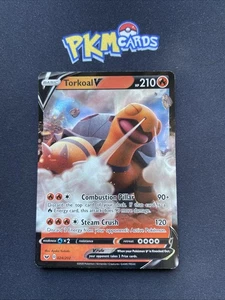 Pokémon TCG Torkoal V Sword & Shield Base Set 024/202 Ultra Rare LP. - Picture 1 of 3