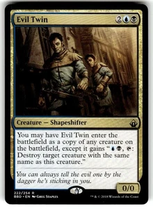 Evil Twin Battlebond Regular MTG - Picture 1 of 2