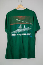 Vintage 1993 US Army USS Long Beach T-Shirt - Single Stitch - Men's L