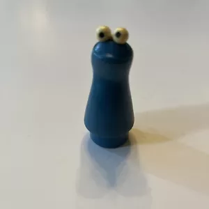 Vintage 1976 Fisher Price Little People Sesame Street Cookie Monster Figure Toy - Picture 1 of 7