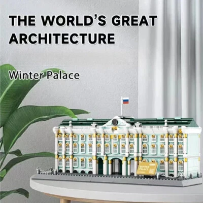 WANGE 5244 Winter Palace, St. Petersburg, Russia Building Block Set Kid Toy Diy - Image 1 of 4