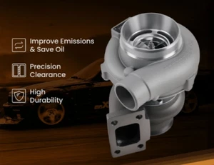 UNIVERSAL NEW GT3037 GT3076 T3 500HP Turbo Turbocharger 0.82 A/R Billet V-band - Picture 1 of 3