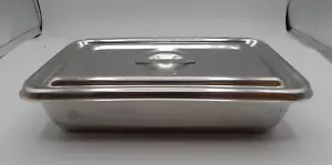 Volrath Stainless Rectangular Pan with Lid Pilar 9 Inch - Picture 1 of 3