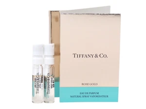 TIFFANY & CO ROSE GOLD EDP 1.2ml .04fl oz x 2 PERFUME SPRAY SAMPLE VIALS - Picture 1 of 1