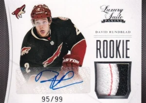 11-12 PANINI LUXURY SUITE ROOKIE JERSEY AUTO DAVID RUNDBLAD RC /99 #51 COYOTES - Picture 1 of 1