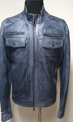 GIACCA GIUBBINO GIUBBOTTO IN DI PELLE UOMO ART U0316 TG. DISPONIBILI DA 46 / 60 Foto 1 de 4