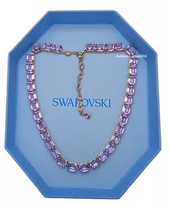 NUEVO 100% Auténtico Collar Tenis SWAROVSKI Cristales Púrpura Millenia 5705754 - Imagen 1 de 6