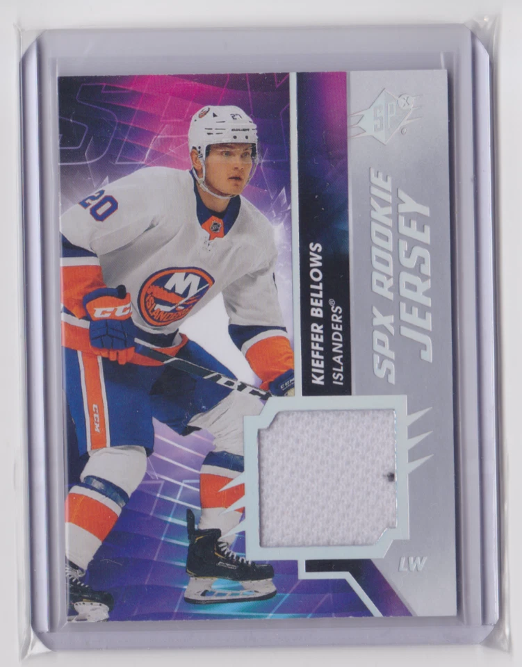 2020-21 UPPER DECK SPX ROOKIE JERSEY INSERT KIEFFER BELLOWS #RJ-KB N.Y ISLANDERS - Image 1 of 2