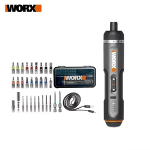 Worx WX242 4V Elektroschrauber Akkuschrauber Elektro USB Akku Bit Set - Bild 1 von 12