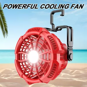 Cordless Portable Fan for Milwaukee Li-ion Battery Handheld Tent Fan w/ Remote - Picture 1 of 9