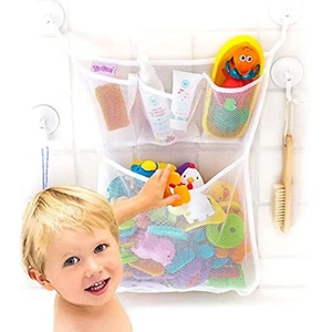 Original Bath Toy Storage Organizer - 14"X20" Mesh Shower Caddy with Suction Cu - Picture 1 of 12