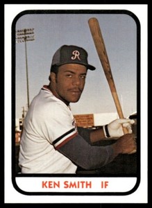 1981 TCMA Richmond Braves Ken Smith Richmond Braves #4