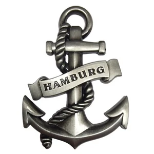 Kühlschrankmagnet Hamburg 3D - Anker - Magnet Souvenir Metall - Bild 1 von 1