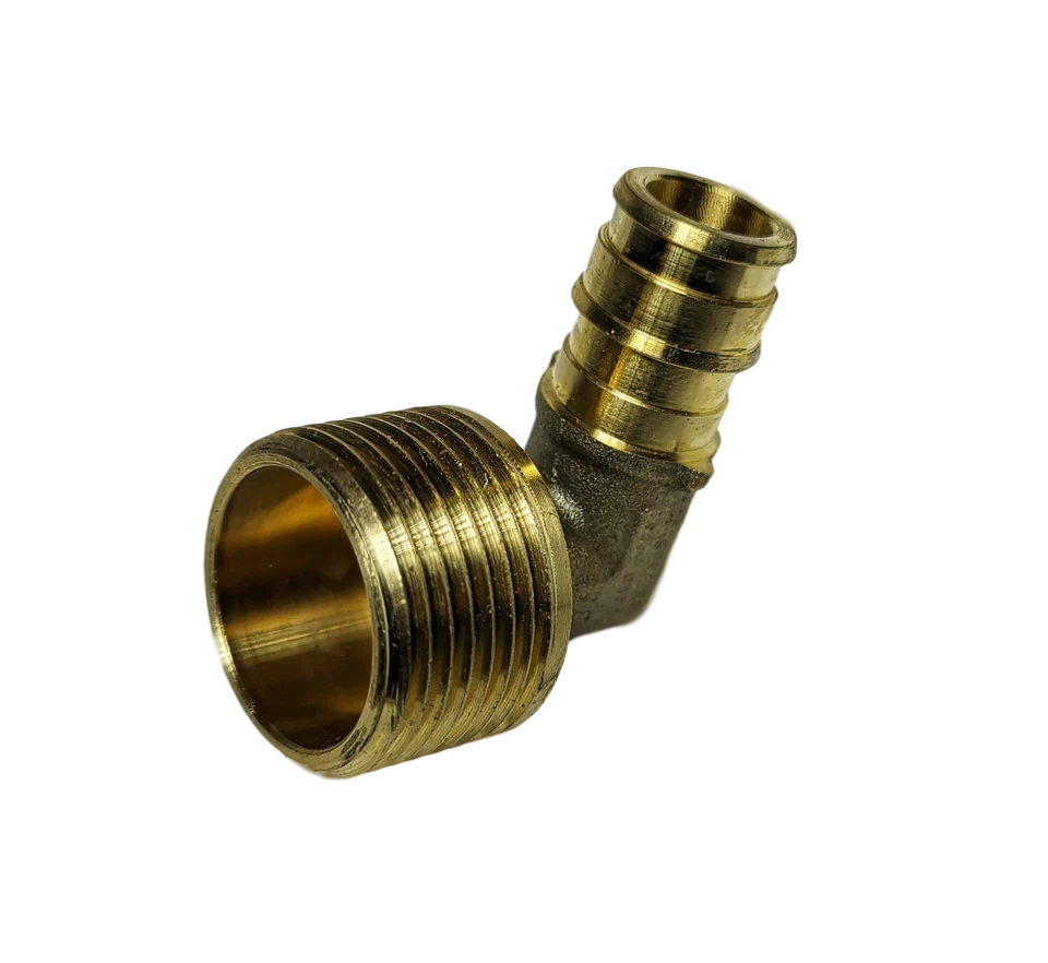 1 pc. Codo macho XFITTING 1/2" Pex A x 3/4", expansión MNPT codo 201-2-8=1 Foto 1 de 1