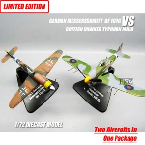 GERMAN MESSERSCHMITT BF 109G VS BRITISH HAWKER TYPHOON MKIB 1/72 model aircraft - Picture 1 of 8