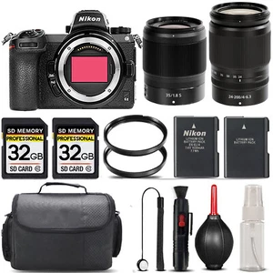 Nikon Z6 II + 24-200mm VR Lens + 35mm f/1.8 S Lens + 64GB -SAVE BIG KIT - Picture 1 of 6