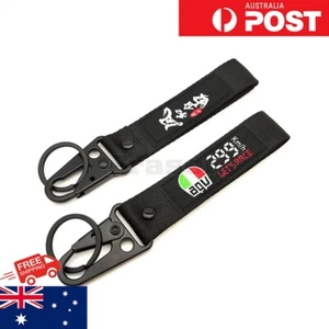 299 Let's Race AGV Moto keyring Motorcycle Bike keychain wrist strap Car Gift AU - Picture 1 of 8