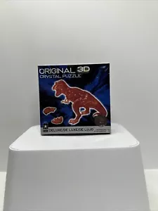 BePuzzled Original 3-D Red T-Rex Dinosaur Crystal Puzzle 2022 - New ! - Picture 1 of 2