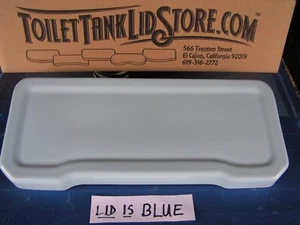 Norris Thermador NT 29 Lt. Blue Toilet Tank Lid 5D - Picture 1 of 2